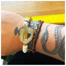 Fall Druzy Geode Cuff