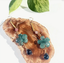 Fauna Agate Dangle Earrings