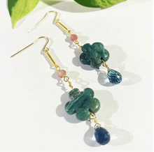 Fauna Agate Dangle Earrings