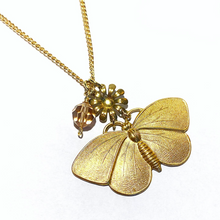 Moth Autumn Necklace