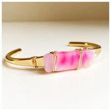 Neon Agate Cuff