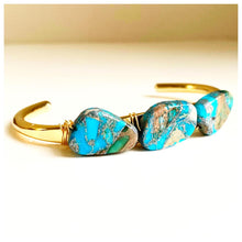 Triple Jasper Cuff