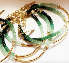 Emerald Ombre Bracelet