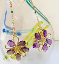 Amethyst Botanica Earrings