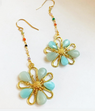 Turquoise Botanica Earrings