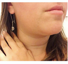 Dainty Herkimer Diamond Boho Dangle Earrings