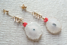 Solar Quartz - Boho Dangle Earrings