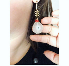 Solar Quartz - Boho Dangle Earrings