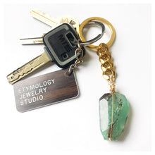 Chrysoprase Crystal Keychain