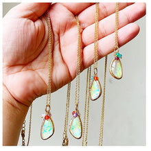 Opal Goddess Pendant Necklace